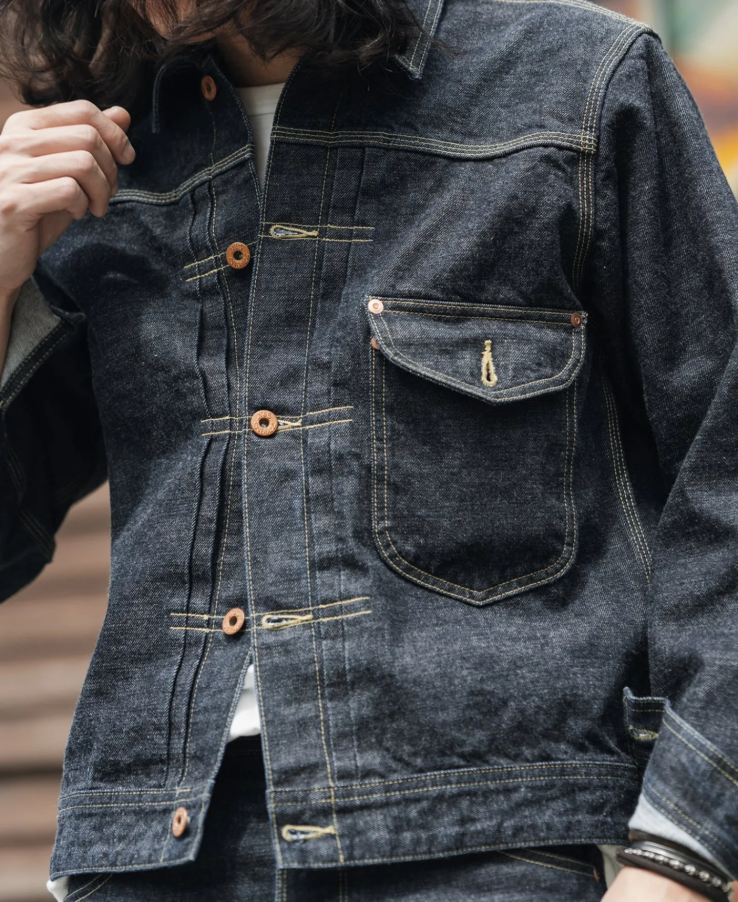 Bronson Mfg 1936 Model Cowboy Selvedge Denim Jacket> Denim Jackets|Jackets & Coats