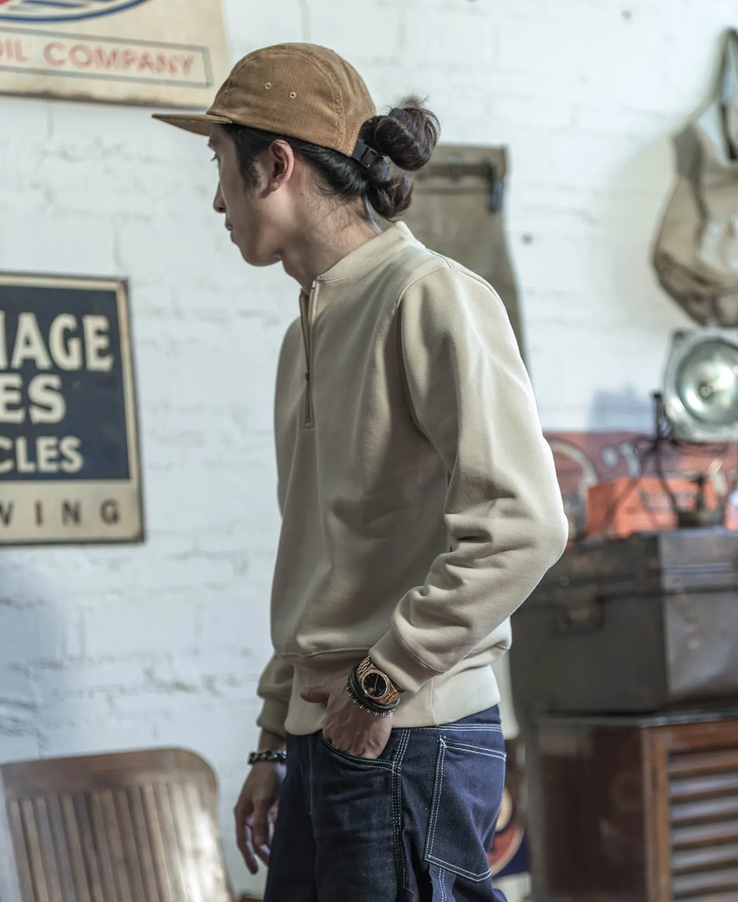 Bronson Mfg 12.5 oz Corduroy 5 Panel Cap -> Hats & Caps