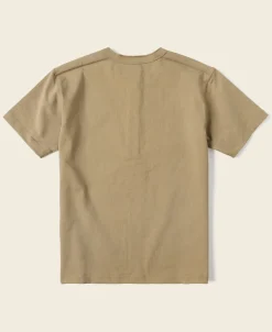 Bronson Mfg 10.6 oz Cotton Short Sleeve Henley T-Shirt -> Short Sleeve T-Shirts|Henleys