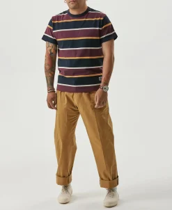 Bronson Mfg 9.8 oz IVY Style Striped T-Shirt -><noscript><img width=