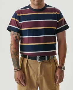 Bronson Mfg 9.8 oz IVY Style Striped T-Shirt -><noscript><img width=