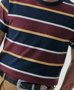 Bronson Mfg 9.8 oz IVY Style Striped T-Shirt -><noscript><img width=