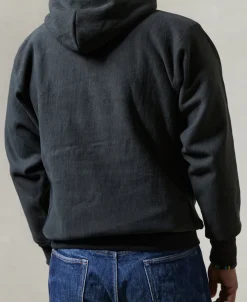 Bronson Mfg 21 oz Military Academy Reverse Weave Hoodie -><noscript><img data-lazyloaded=