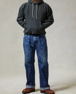 Bronson Mfg 21 oz Military Academy Reverse Weave Hoodie -><noscript><img data-lazyloaded=