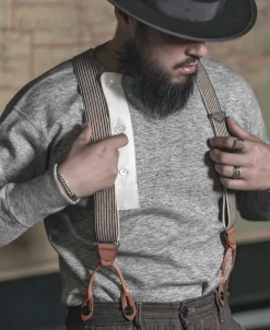 Bronson Mfg 14 oz Side Closing Henley Shirt -><noscript><img width=