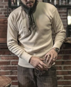 Bronson Mfg 14 oz Side Closing Henley Shirt -><noscript><img width=