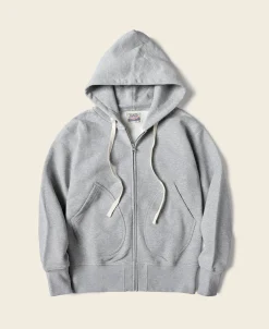 Bronson Mfg 17.5 oz Terry Cloth Full-Zip Hoodie -> Sweatshirts & Hoodies|Jackets & Coats