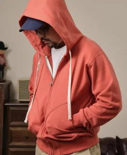 Bronson Mfg 17.5 oz Terry Cloth Full-Zip Hoodie -><noscript><img width=
