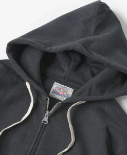 Bronson Mfg 17.5 oz Terry Cloth Full-Zip Hoodie -><noscript><img width=