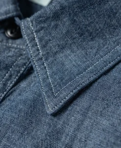 Bronson Mfg 1943 Slub Cotton Chambray Work Shirt><noscript><img width=