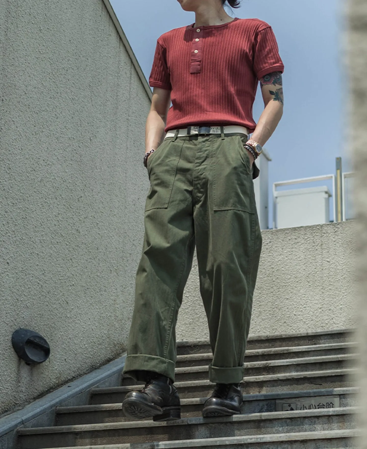Bronson Mfg 1947 1st 838A Utility Fatigue Pants> Pants & Trousers