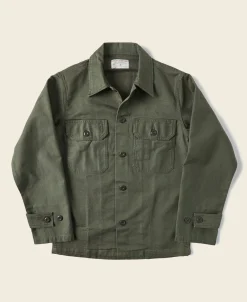 Bronson Mfg 1963 US Army OG-107 Fatigue Utility Shirt> Long Sleeve Shirts
