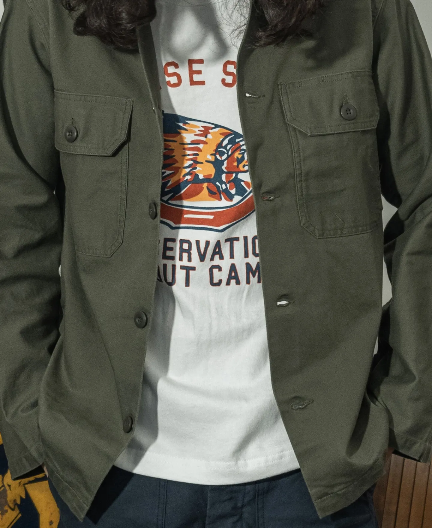 Bronson Mfg 1963 US Army OG-107 Fatigue Utility Shirt> Long Sleeve Shirts