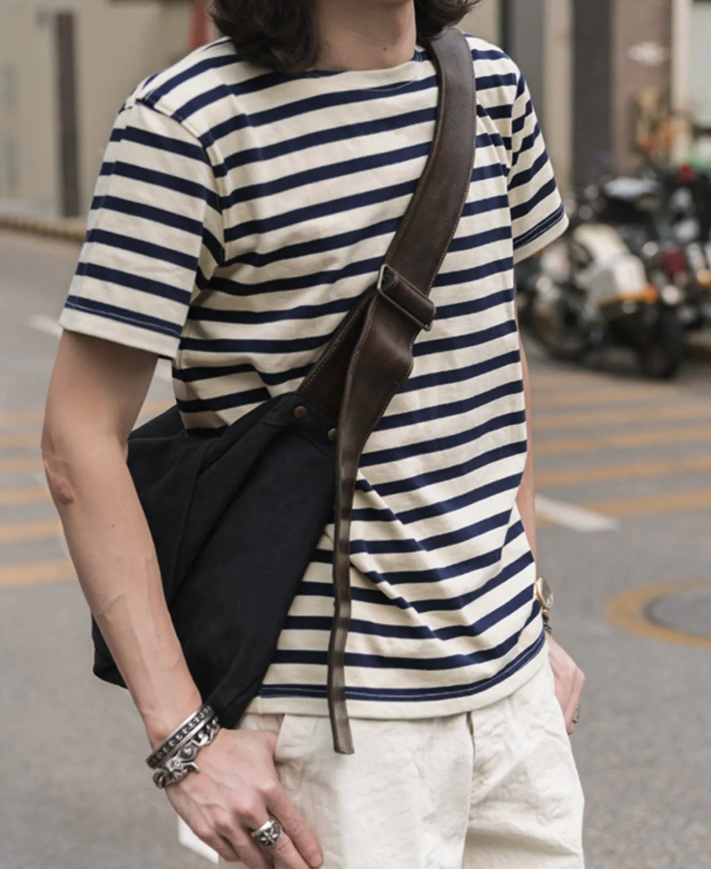 Bronson Mfg Breton Stripe T-Shirt> Short Sleeve T-Shirts