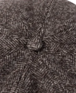 Bronson Mfg Herringbone Wool Newsboy Cap><noscript><img width=