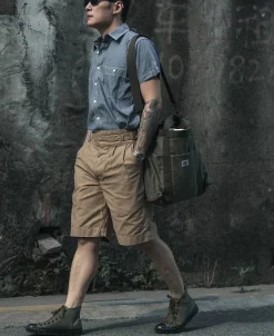 Bronson Mfg Chambray Short Sleeve Work Shirt><noscript><img width=