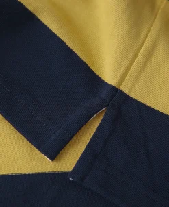 Bronson Mfg Classic Fit Striped Jersey Rugby Shirt -><noscript><img width=