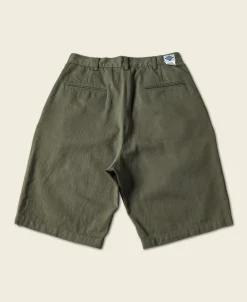 Bronson Mfg Classic Straight Leg Double Pleated Shorts -> Shorts