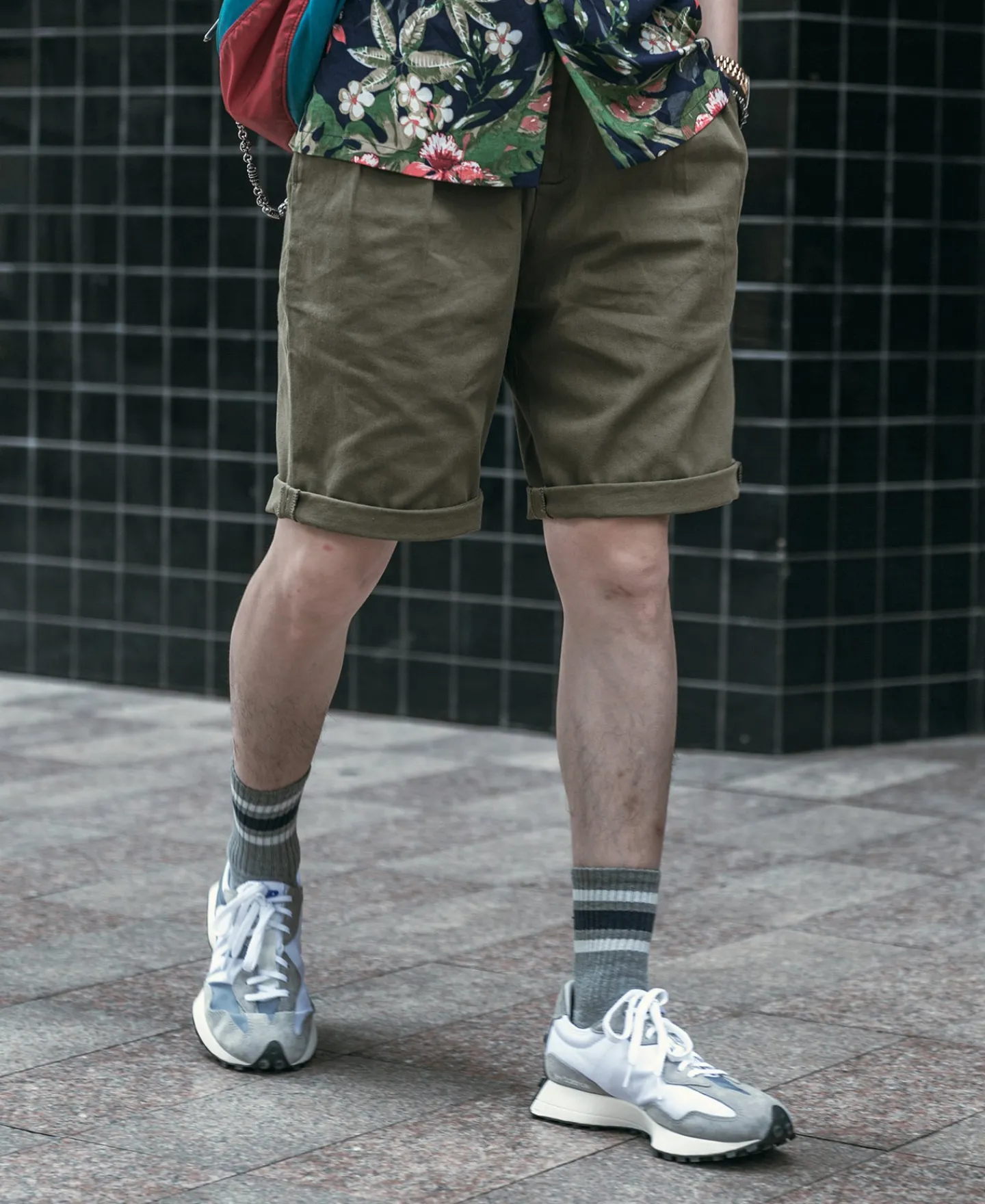 Bronson Mfg Classic Straight Leg Double Pleated Shorts -> Shorts