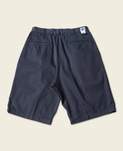 Bronson Mfg Classic Straight Leg Double Pleated Shorts -> Shorts