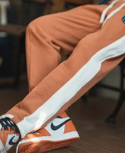 Bronson Mfg Classic Straight-Leg Striped Logo-Embroidered Cotton-Terry Sweatpants -><noscript><img width=