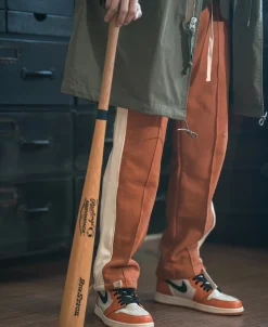 Bronson Mfg Classic Straight-Leg Striped Logo-Embroidered Cotton-Terry Sweatpants -><noscript><img width=