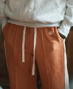 Bronson Mfg Classic Straight-Leg Striped Logo-Embroidered Cotton-Terry Sweatpants -><noscript><img width=