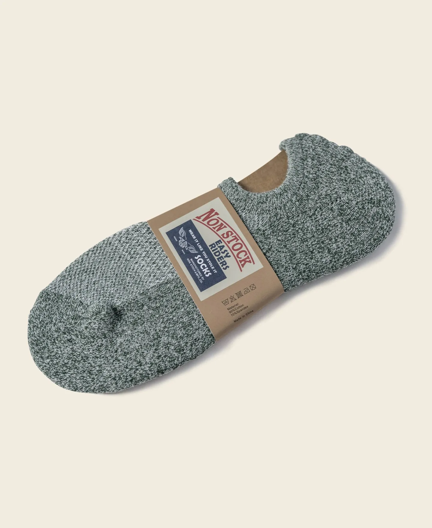 Bronson Mfg Colored Cotton No Show Socks -> Socks