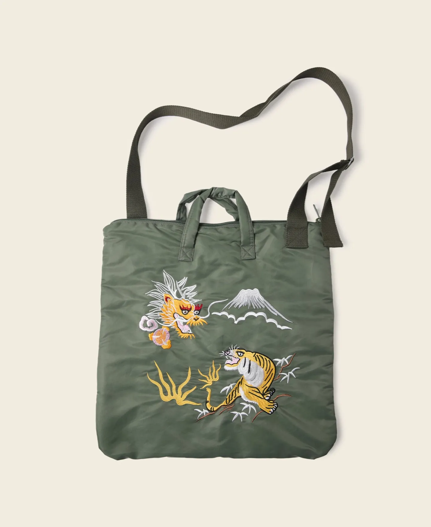 Bronson Mfg Dragon × Tiger Embroidery Flyers Helmet Bag> Bags & Luggage