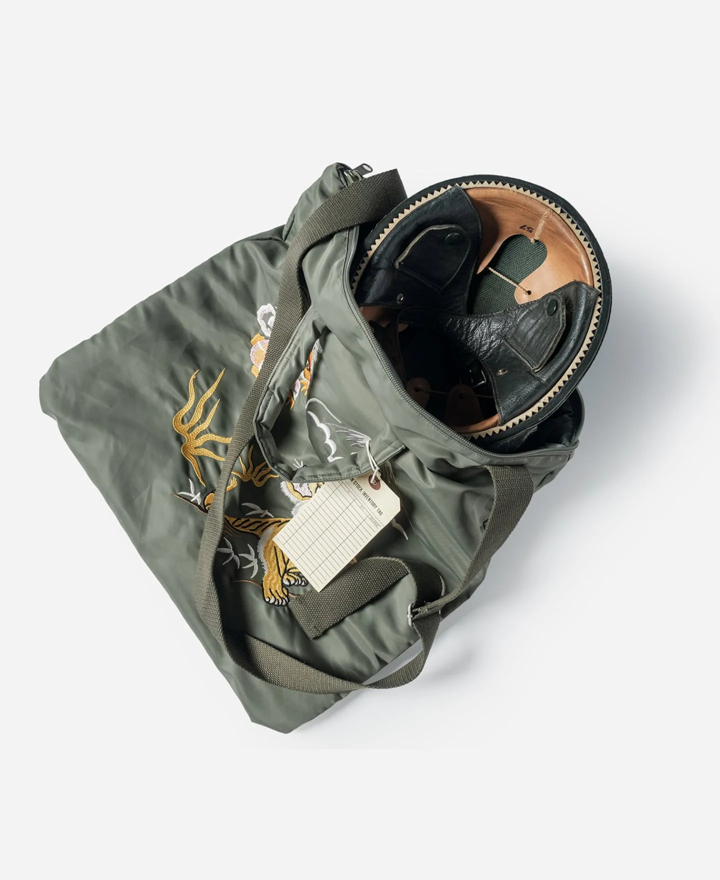 Bronson Mfg Dragon × Tiger Embroidery Flyers Helmet Bag> Bags & Luggage