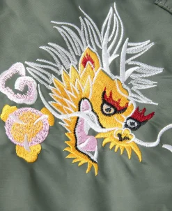 Bronson Mfg Dragon × Tiger Embroidery Flyers Helmet Bag><noscript><img width=