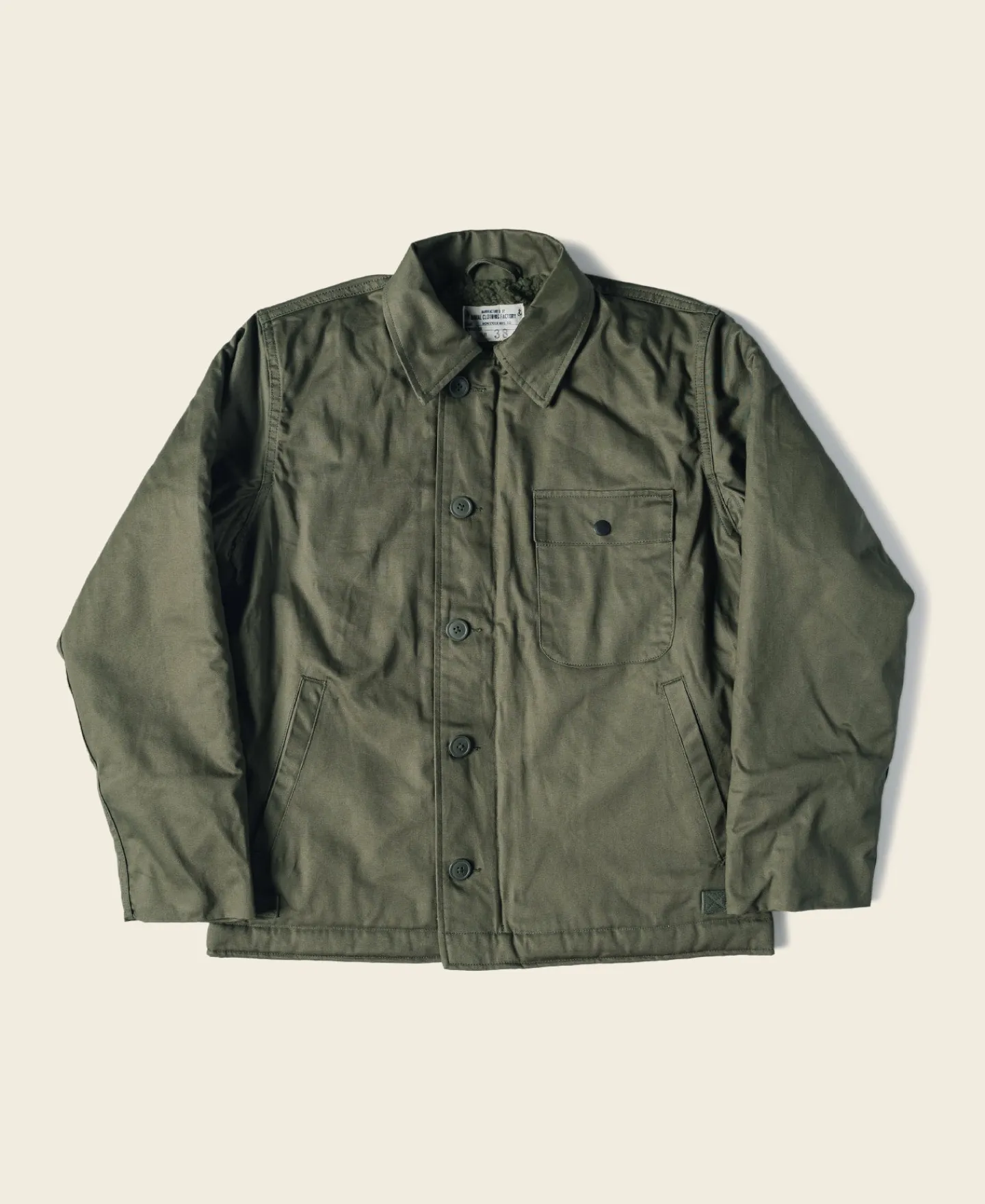Bronson Mfg Final Version USN A-2 Deck Jacket (Polyester Lamb Wool)> Jackets & Coats