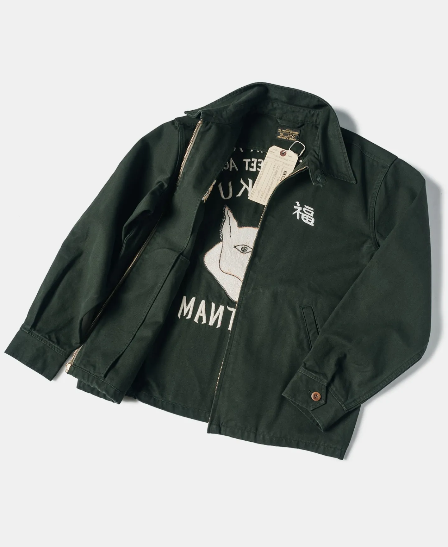 Bronson Mfg Fox Embroidery Vietnam Souvenir Jacket> Jackets & Coats