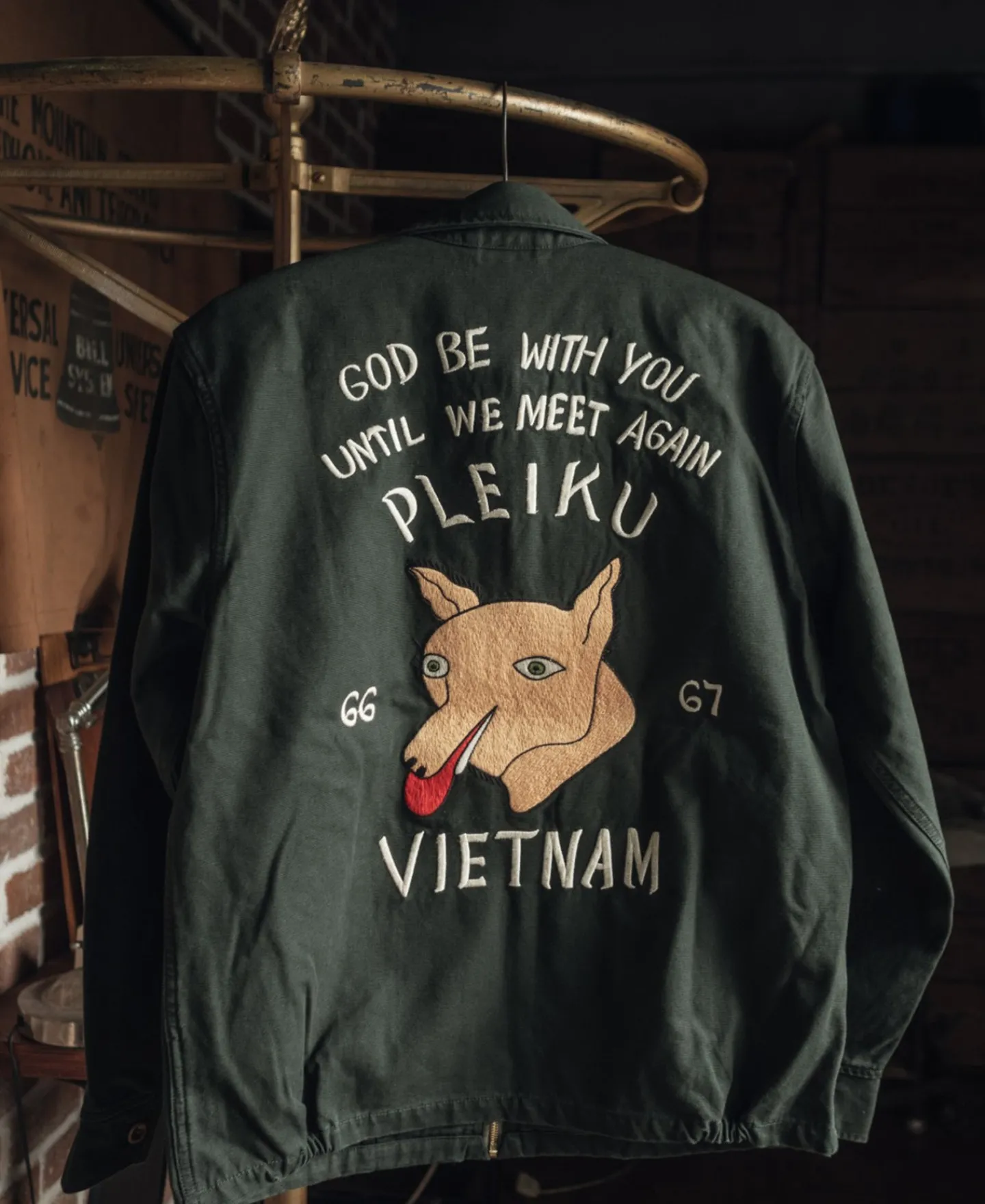 Bronson Mfg Fox Embroidery Vietnam Souvenir Jacket> Jackets & Coats