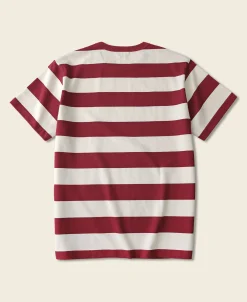 Bronson Mfg Heavyweight Cotton Wide Striped T-Shirt -> Short Sleeve T-Shirts