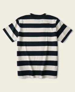 Bronson Mfg Heavyweight Cotton Wide Striped T-Shirt -> Short Sleeve T-Shirts