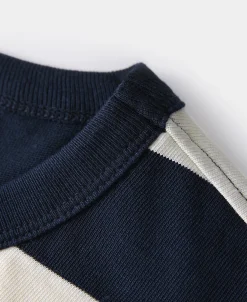 Bronson Mfg Heavyweight Cotton Wide Striped T-Shirt -><noscript><img width=