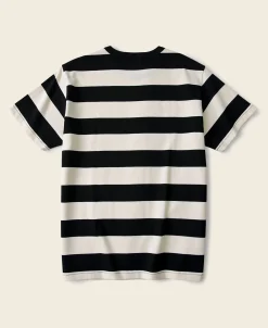 Bronson Mfg Heavyweight Cotton Wide Striped T-Shirt -> Short Sleeve T-Shirts