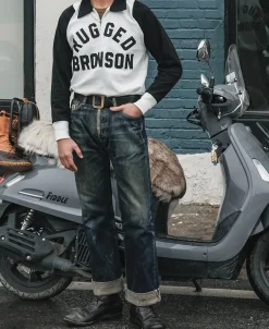Bronson Mfg Heavyweight Two-Tone Racing Jersey T-Shirt -><noscript><img width=