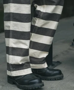Bronson Mfg Heavyweight Wide Striped Prisoner Pants><noscript><img width=