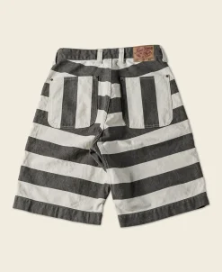 Bronson Mfg Heavyweight Wide Striped Prisoner Shorts> Shorts