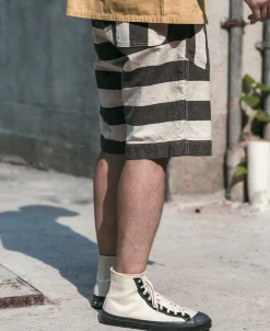 Bronson Mfg Heavyweight Wide Striped Prisoner Shorts><noscript><img width=