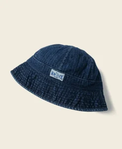 Bronson Mfg Herringbone Denim Bucket Hat> Hats & Caps