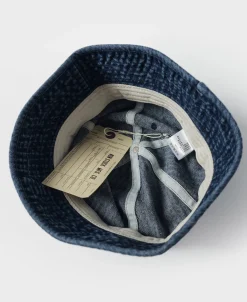 Bronson Mfg Herringbone Denim Bucket Hat><noscript><img width=