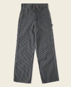 Bronson Mfg Hickory Stripe Carpenter Pants> Pants & Trousers