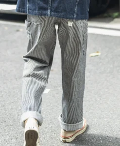 Bronson Mfg Hickory Stripe Carpenter Pants><noscript><img width=