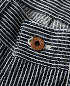 Bronson Mfg Hickory Stripe Carpenter Pants><noscript><img width=