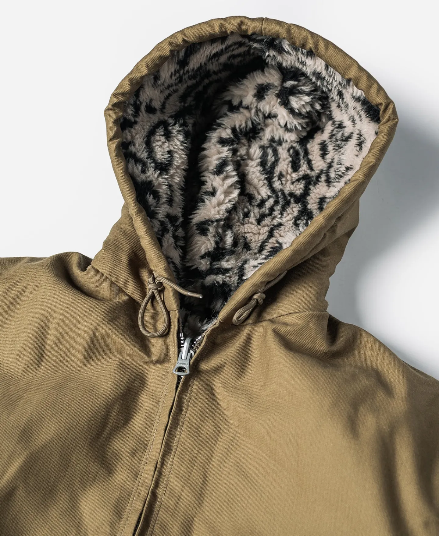 Bronson Mfg Leopard Print Reversible Deck Jacket -> Jackets & Coats
