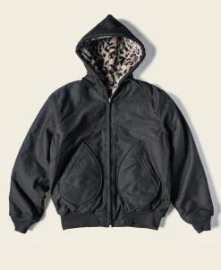 Bronson Mfg Leopard Print Reversible Deck Jacket -> Jackets & Coats
