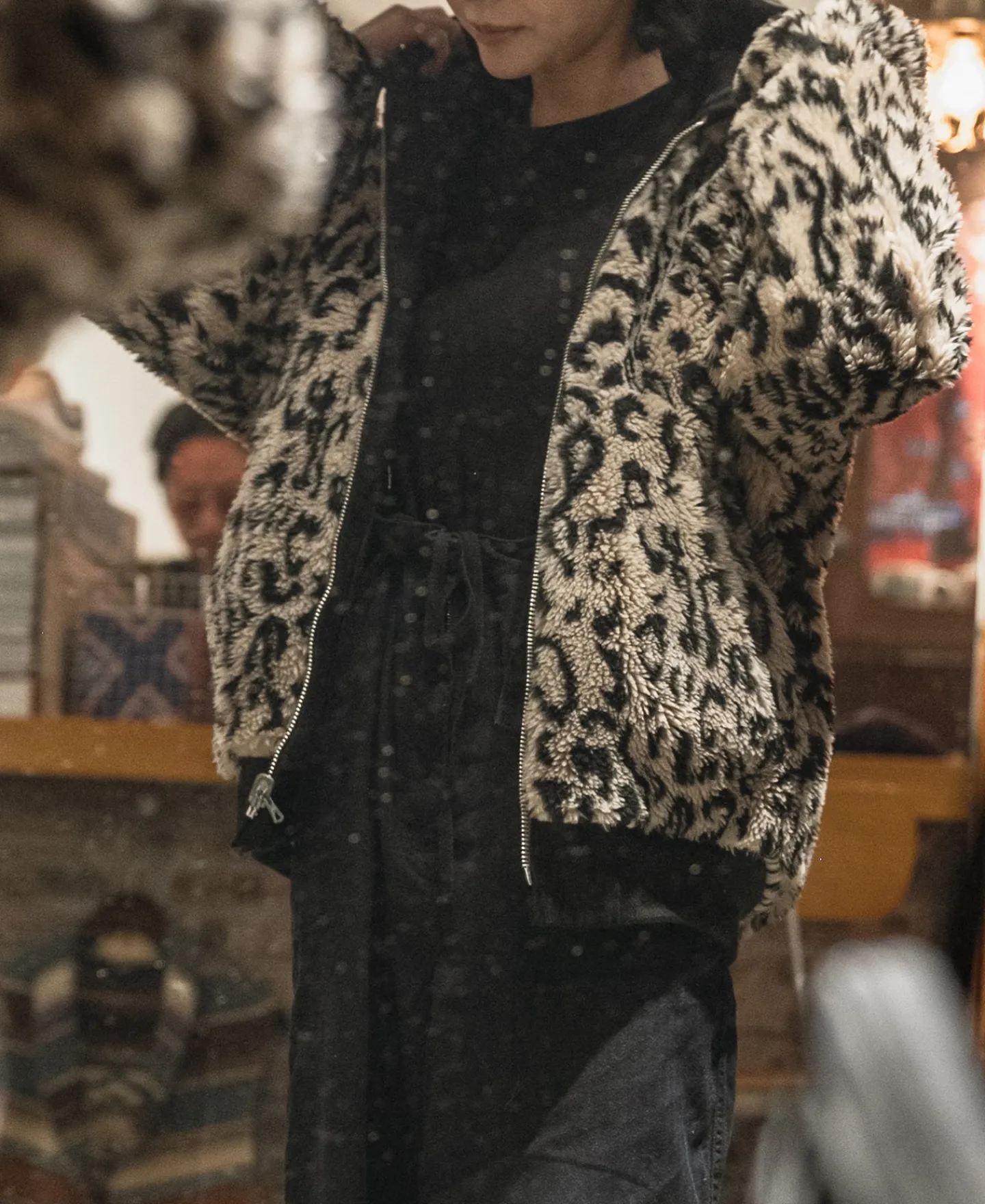 Bronson Mfg Leopard Print Reversible Deck Jacket -> Jackets & Coats